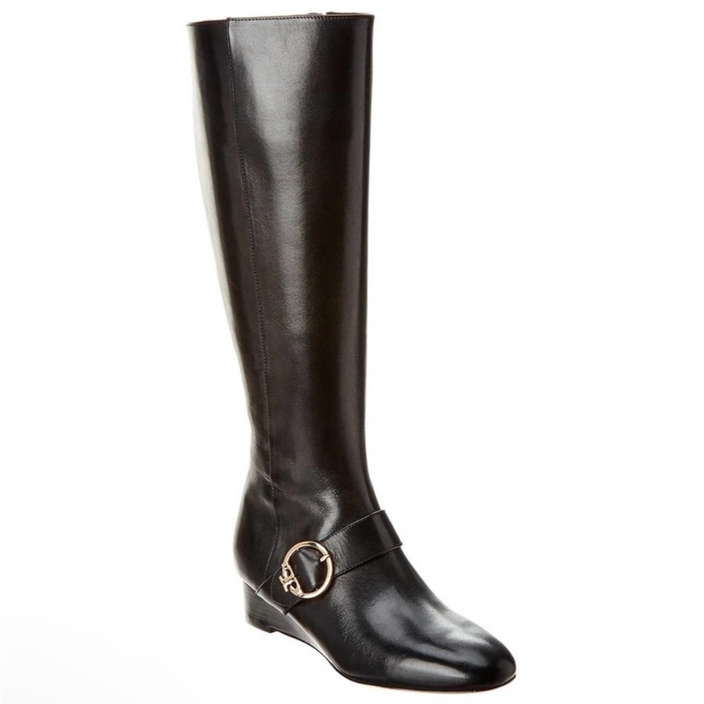 Tory Burch Sofia 45MM Low Wedge Tall Boots NWOB, 7